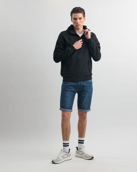 BLACK MEN'S TRANSITIONAL JACKET 1D25SS7002KA1201