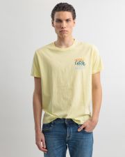 YELLOW MEN'S T-SHIRT