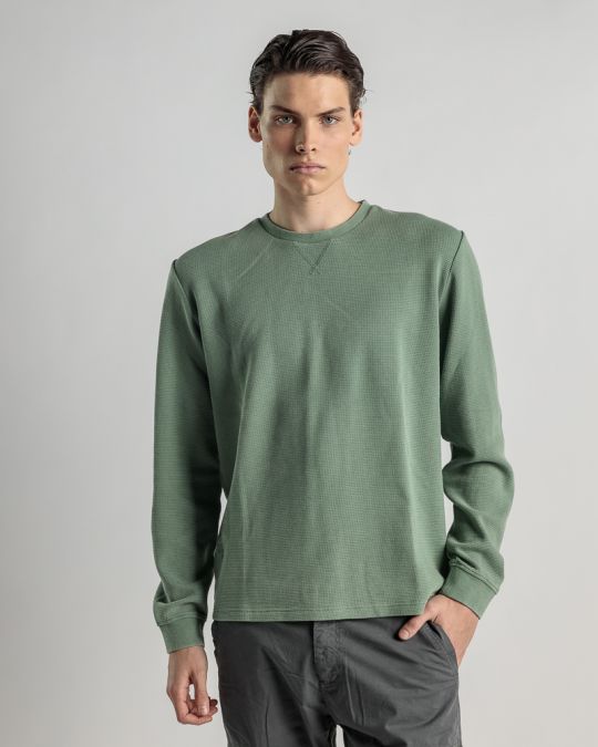 KHAKI MEN'S LONGSLEEVE T-SHIRT 1D25SS4000LS3406