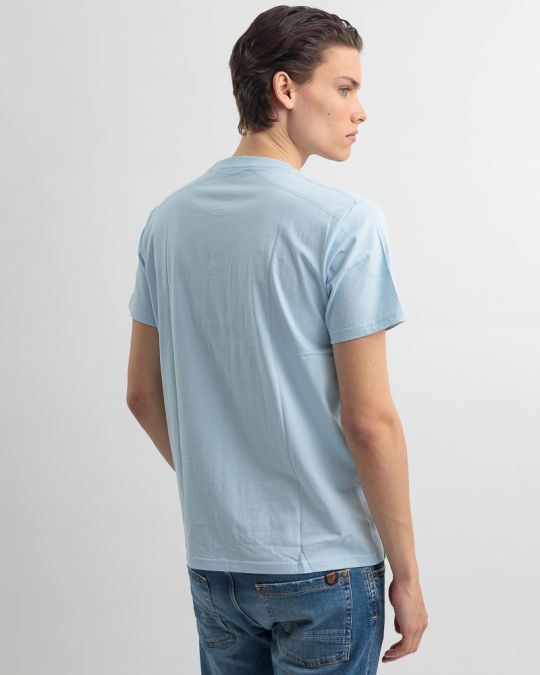 BLUE MEN'S T-SHIRT 1D25SS4057SS0105