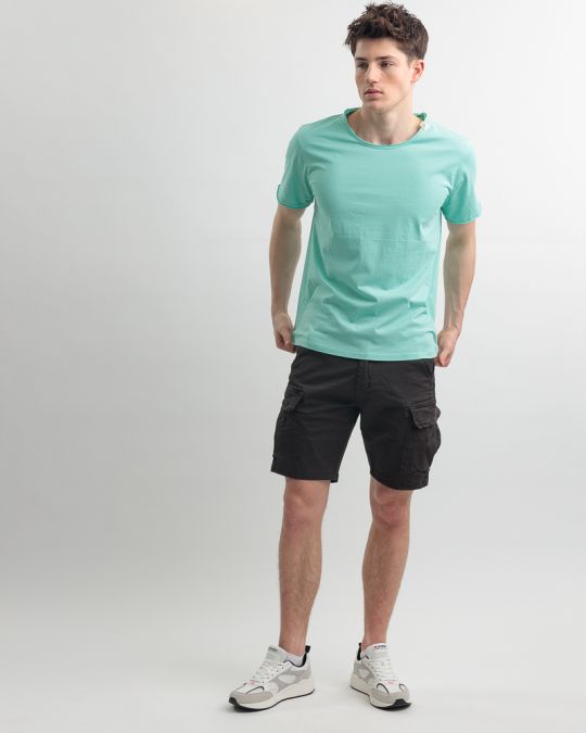 GREEN MEN'S T-SHIRT 1D25SS4063SS0106