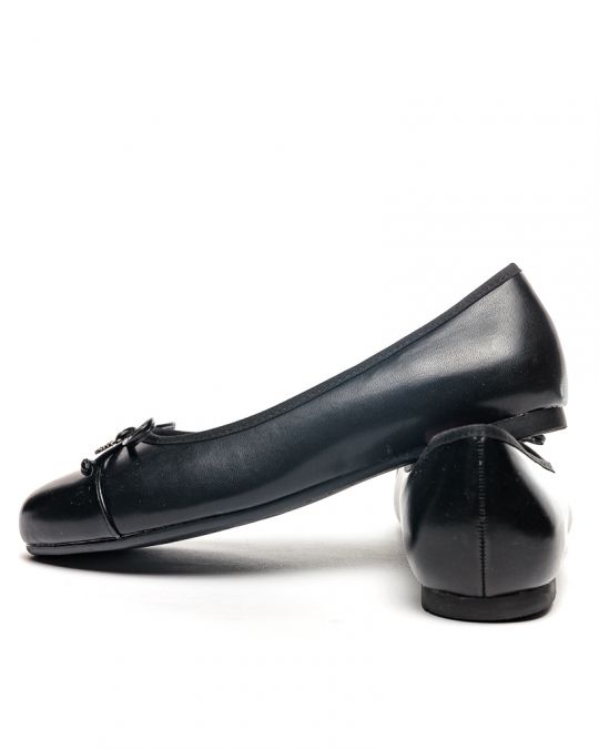 BLACK WOMEN'S BALLET FLATS - BABETTE DE25SS5550PU RT