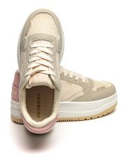 BEIGE WOMEN'S SNEAKERS - HANNA