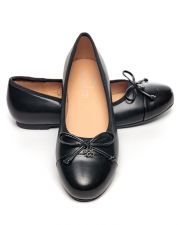 BLACK WOMEN'S BALLET FLATS - BABETTE