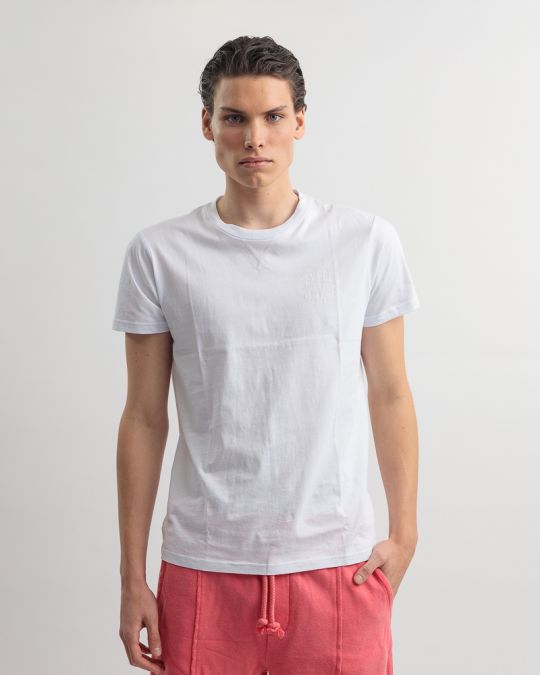 WHITE MEN'S T-SHIRT 1D25SS4058SS0105