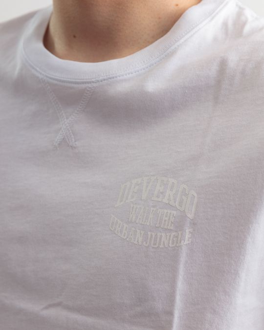 WHITE MEN'S T-SHIRT 1D25SS4058SS0105