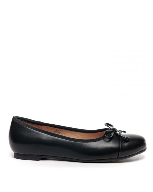 BLACK WOMEN'S BALLET FLATS - BABETTE DE25SS5550PU RT
