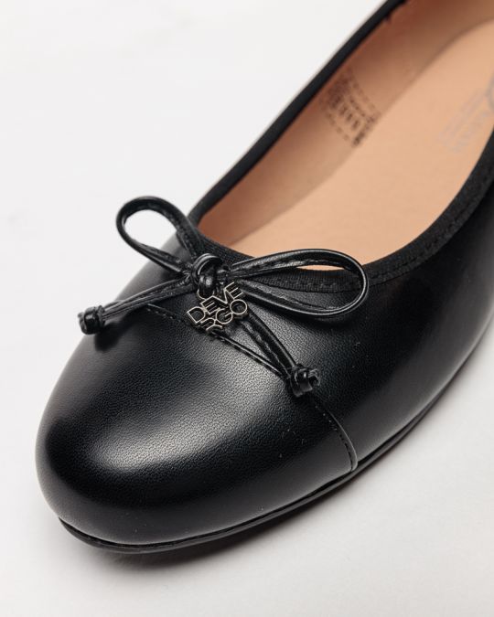 BLACK WOMEN'S BALLET FLATS - BABETTE DE25SS5550PU RT