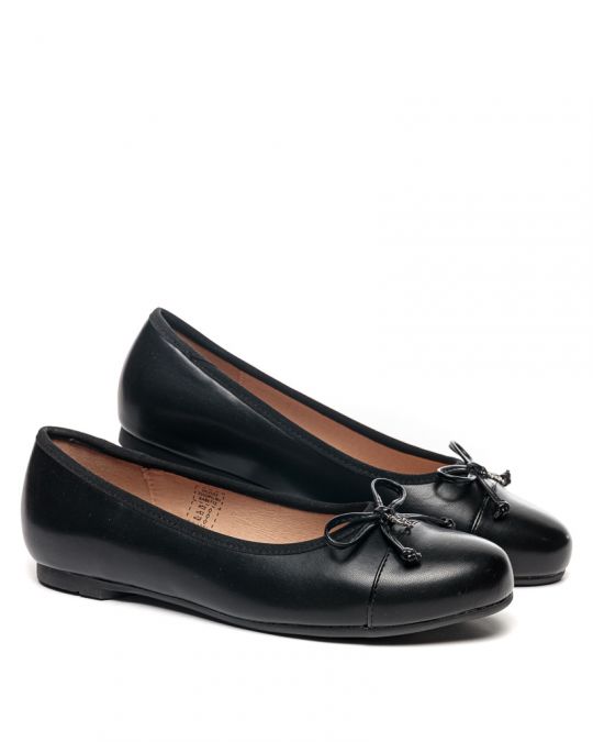 BLACK WOMEN'S BALLET FLATS - BABETTE DE25SS5550PU RT