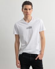 WHITE MEN'S T-SHIRT