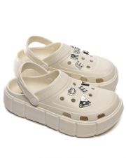 WHITE WOMEN'S SLIDES - MILLIE