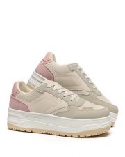 BEIGE WOMEN'S SNEAKERS - HANNA