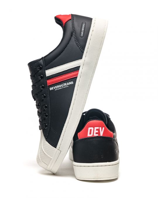 BLACK MEN'S SNEAKER - STAR DE25SS5007PU HI