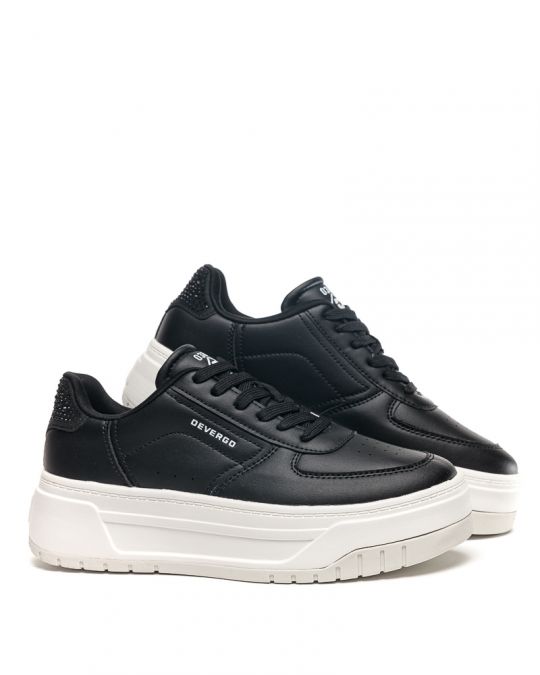 BLACK WOMEN'S SNEAKER - CHARLOTTE NEW DE25SS5503PU AD