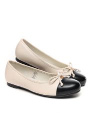BEIGE WOMEN'S BALLET FLATS - BABETTE