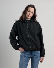 BLACK WOMEN'S TRANSITIONAL JACKET