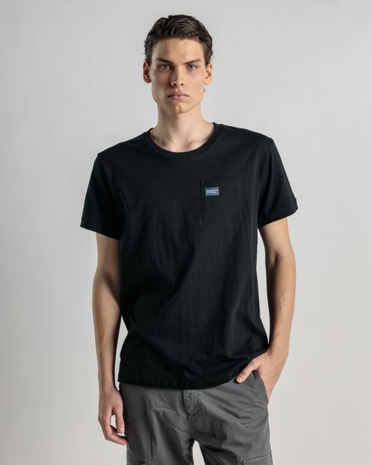 BLACK MEN'S T-SHIRT 1D25SS4029SS0106