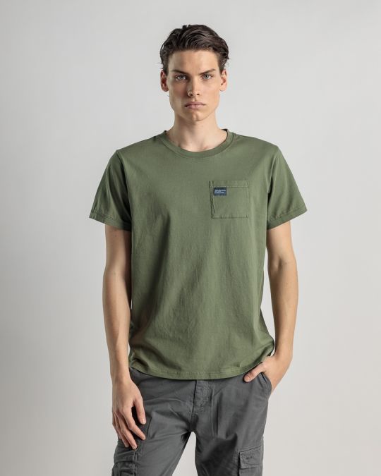 KHAKI MEN'S T-SHIRT 1D25SS4029SS0106