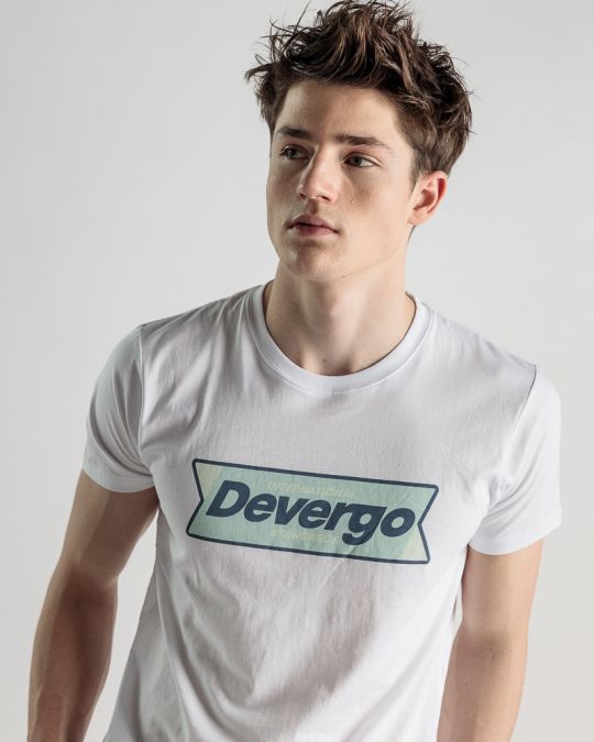 WHITE MEN'S T-SHIRT 1D25SS4030SS0105