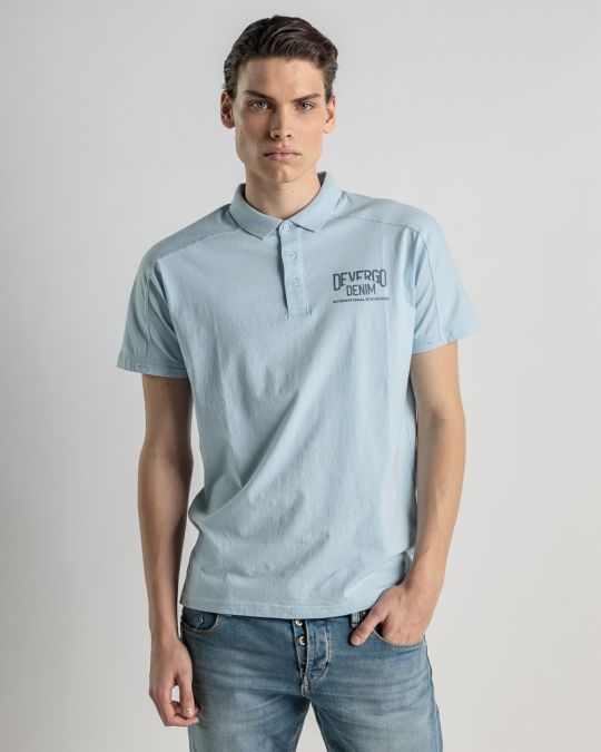 BLUE MEN'S T-SHIRT 1D25SS4034SS0124