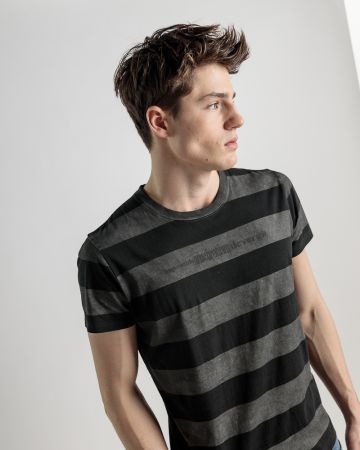 GREY MEN'S T-SHIRT 1D25SS4045SS0123