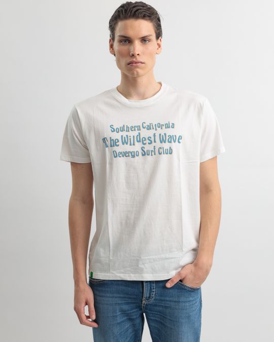 WHITE MEN'S T-SHIRT 1D25SS4057SS0105