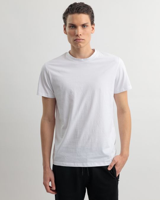 WHITE MEN'S T-SHIRT 1D25SS4041SS0205