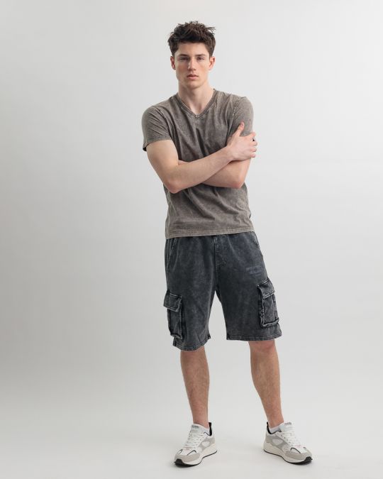 GREY MEN'S T-SHIRT 1D25SS4044SS0124