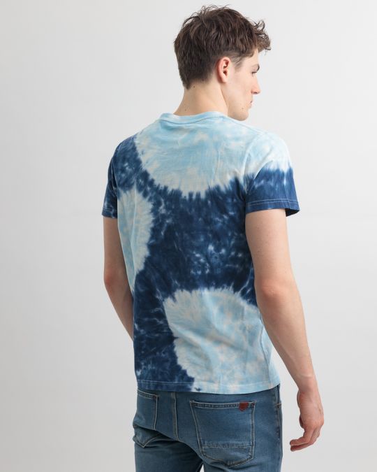BLUE MEN'S T-SHIRT 1D25SS4054SS0122
