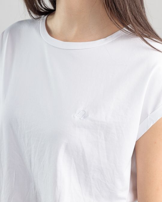 WHITE WOMEN'S TOP 2D25SS4518SL0105