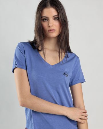 PURPLE WOMEN'S T-SHIRT 2D25SS4548SS3805