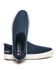 BLUE MEN'S SLIP-ON SHOES - BERT