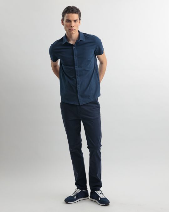 BLUE MEN'S SHIRT 1D25SS5002SS2406