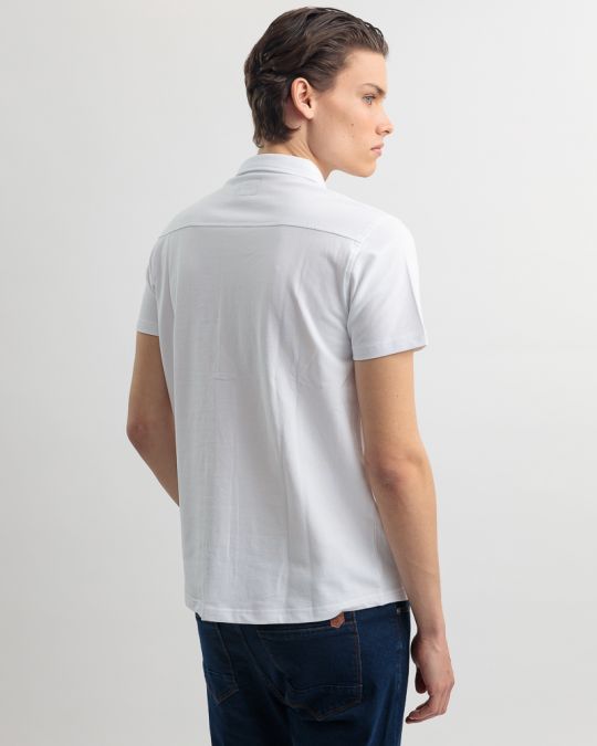 WHITE MEN'S SHIRT 1D25SS5002SS2406