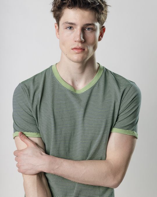 GREEN MEN'S T-SHIRT 1D25SS4024SS0106