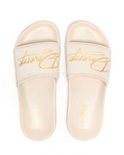 BEIGE WOMEN'S SLIDES - PETRA