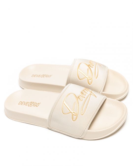 BEIGE WOMEN'S SLIDES - PETRA DE25SS2520EV SR