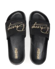 BLACK WOMEN'S SLIDES - PETRA