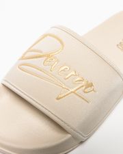 BEIGE WOMEN'S SLIDES - PETRA