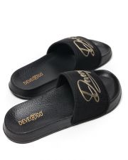 BLACK WOMEN'S SLIDES - PETRA