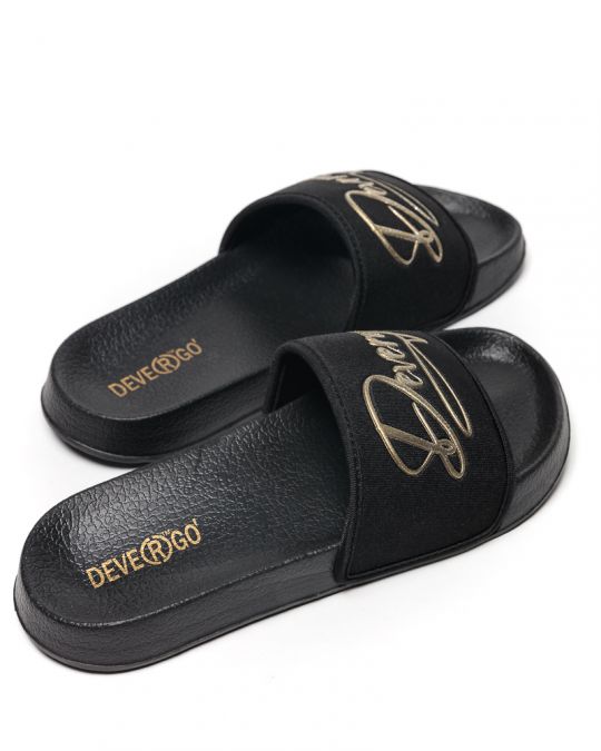 BLACK WOMEN'S SLIDES - PETRA DE25SS2520EV SR