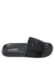 BLACK WOMEN'S SLIDES - PETRA