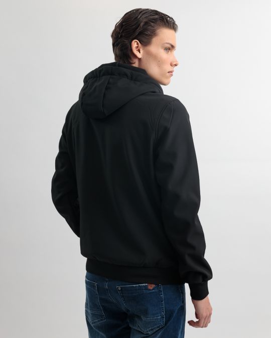 BLACK MEN'S TRANSITIONAL JACKET 1D25SS7002KA1201