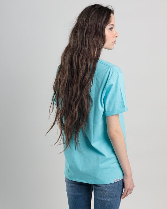 BLUE WOMEN'S T-SHIRT 2D25SS4560SS0105