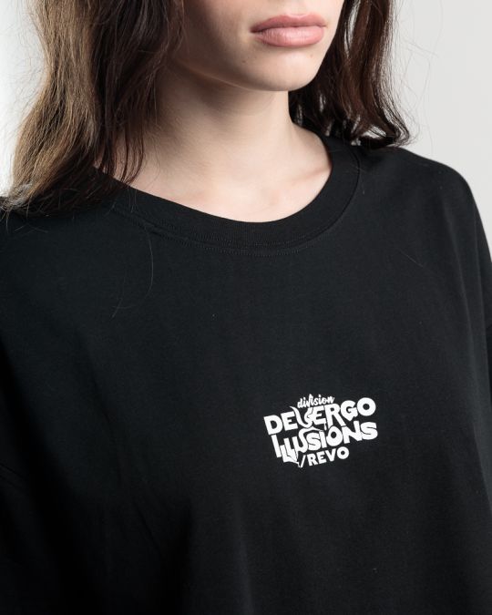 BLACK WOMEN'S T-SHIRT 2D25SS4563SS0205