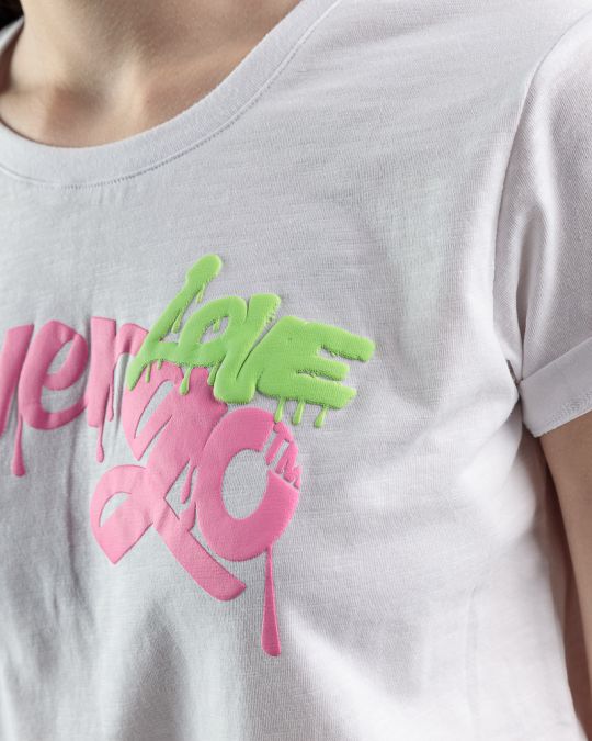 WHITE WOMEN'S T-SHIRT 2D25SS4543SS3805