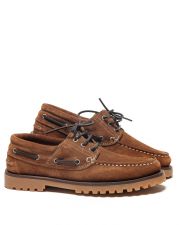 BROWN MEN'S BOAT SHOE - BRUNO