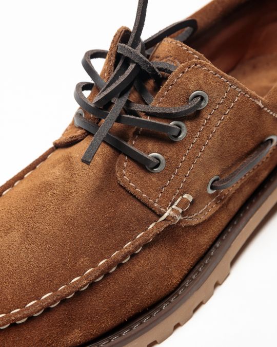 BROWN MEN'S BOAT SHOE - BRUNO DE25SS6021SU BM