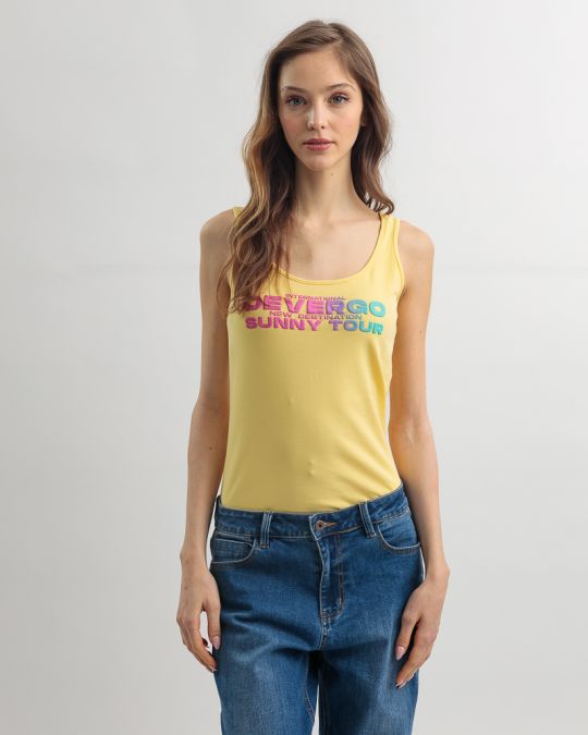 YELLOW WOMEN'S TOP 2D25SS4502SL0205