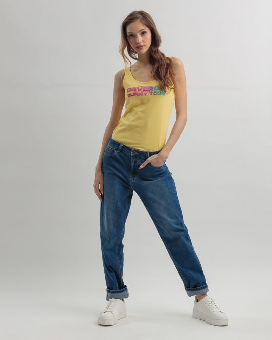 YELLOW WOMEN'S TOP 2D25SS4502SL0205